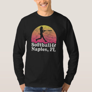 Softball And Naples Fl Women Or Girls Florida T-Shirt