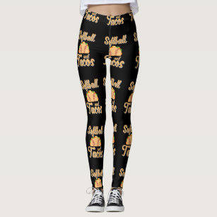 Softball Print Pattern Women Leggings – Grizzshopping