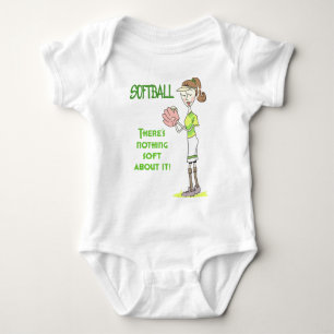 Softball Baby Bodysuit