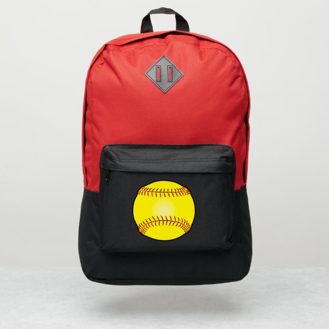 Softball Backpack (Front)