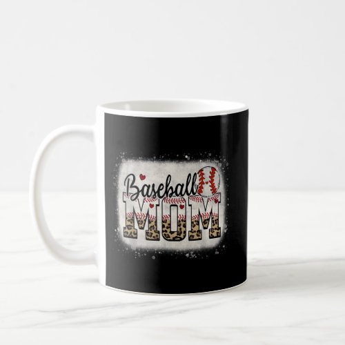 Softball Baseball Mom Leopard MotherS Day Mom Coffee Mug