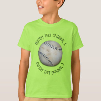 Softball Baseball With Text T-Shirt