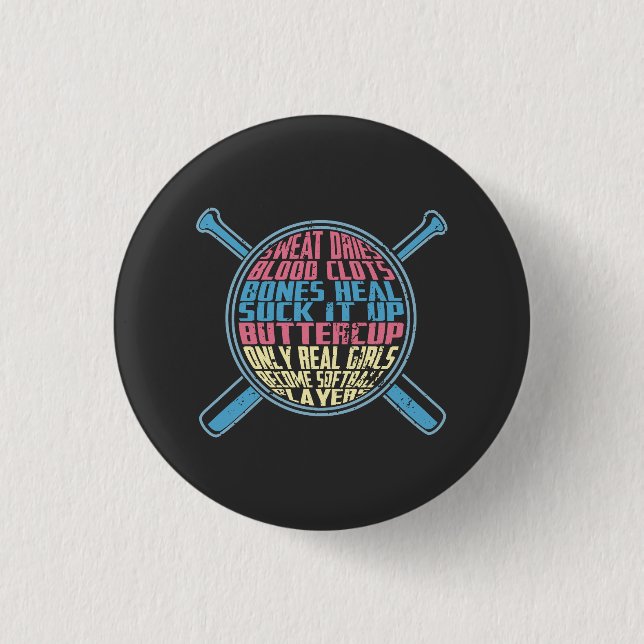 Softball Button (Front)
