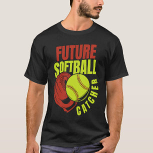Softball Catcher Batter Pitcher Softball T-Shirt