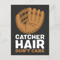 Softball - Catcher Hair Don't Care