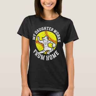 Softball Catcher Mom Funny Softball Catcher Mama T-Shirt