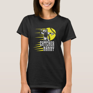 Softball Catcher Nanny of A Softball Catcher Nanny T-Shirt