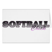 Softball Chick (Front Horizontal)