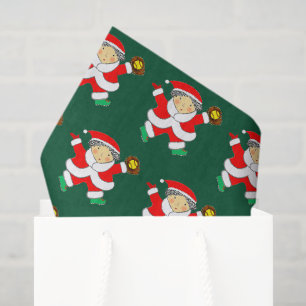 Softball Christmas Holiday Gift Tissue Paper