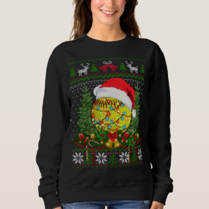 Softball Christmas Ugly Sweater Family Gifts Sport