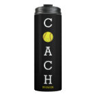 Softball Coach Custom Name