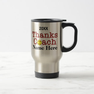 Softball Coach Gift Ideas COACH NAME & YEAR MUG