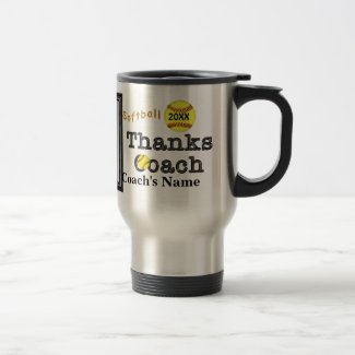 Softball Coach Gift Ideas Personalized Team PHOTO Coffee Mug
