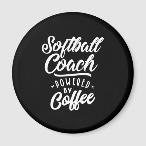 Softball Coach Job Title Gift Magnet