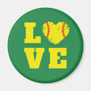 Softball Coach Player Team Magnet