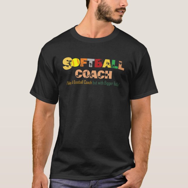 Softball Coach T-Shirt (Front)