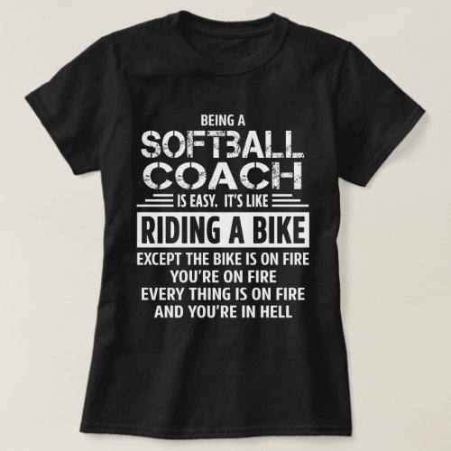 Softball Coach T_Shirt