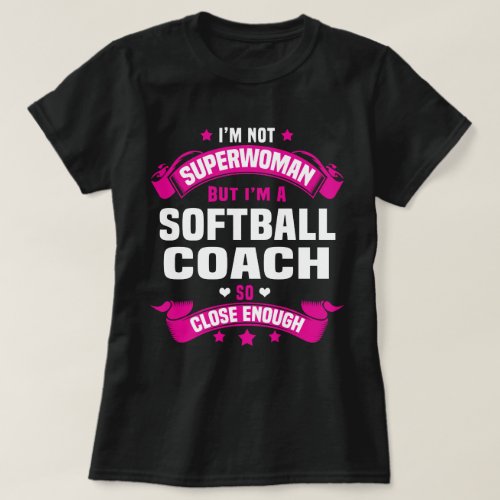 Softball Coach T_Shirt