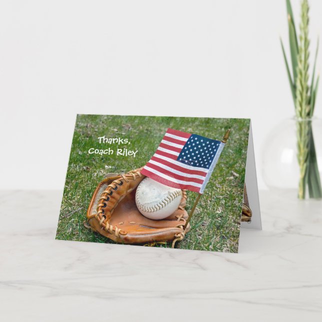 Softball Coach Thank You (Front)