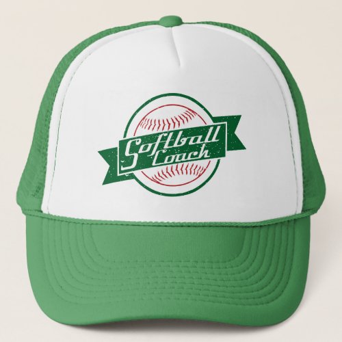 Softball Coach Trucker Hat