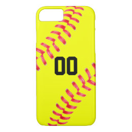 Softball Custom iPhone 7 Case Cover