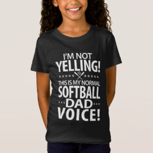 Softball Dad - Funny Daddy Birthday or Father's Da T-Shirt