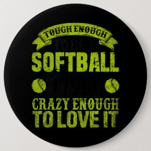 Softball Dad Quote Catcher Pitcher Father Sports H Button