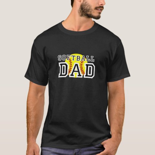 Softball Dad T_Shirt