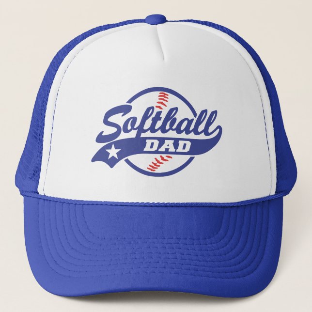 Softball Dad Trucker Hat (Front)