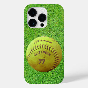 Softball Dirty Name Team Number Ball Case-Mate iPhone 14 Pro Case
