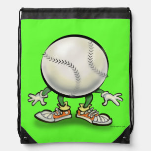 Softball Drawstring Bag