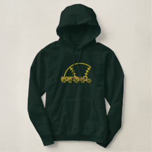 Softball Embroidered Hoodie
