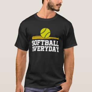 Softball Everyday  Softball Baller Pitcher T-Shirt