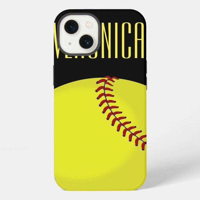 Softball Fan Iphone Case (Back)