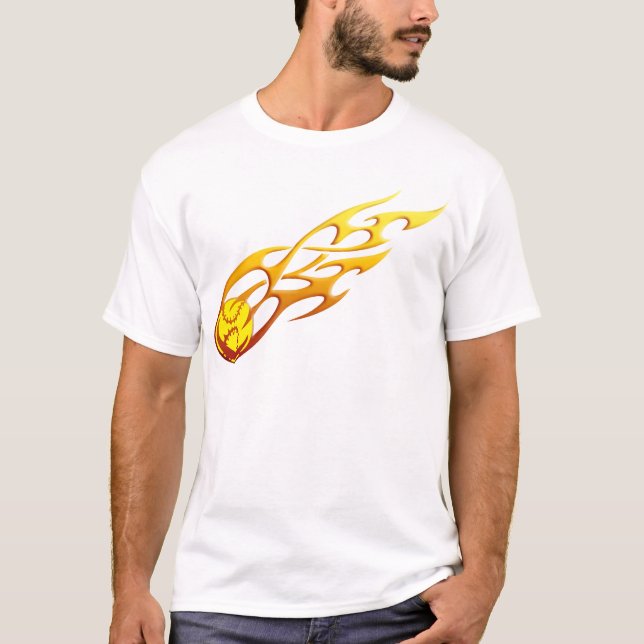Softball Flame T-Shirt (Front)