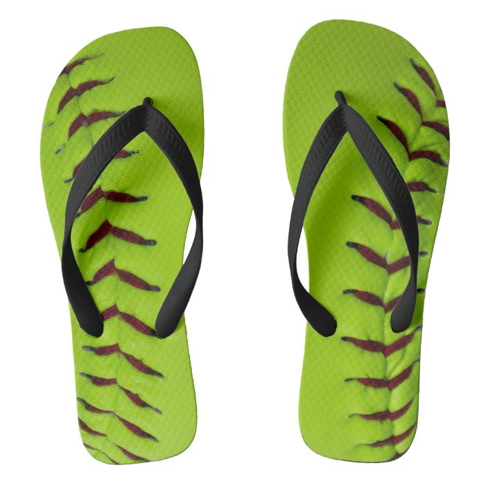 softball flip flops