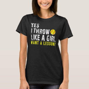 Softball For Girls Softball For Women T-Shirt