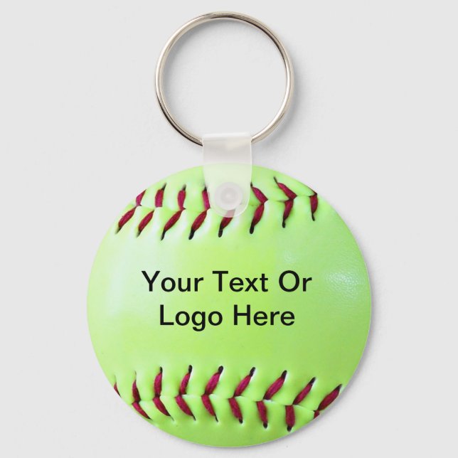 Softball Fundraising Magnet, Keychain, Button Keychain (Front)