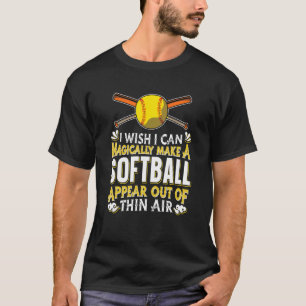 Softball Game Team Sport Pitcher Catcher Magical T-Shirt