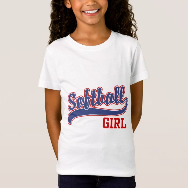 Softball Girl T-Shirt (Front)