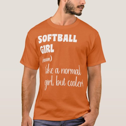 Softball Girl T_Shirt