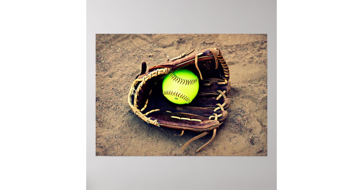 Game Day Baseball Life Softball Life Mom Mothers Day Leopard Poster