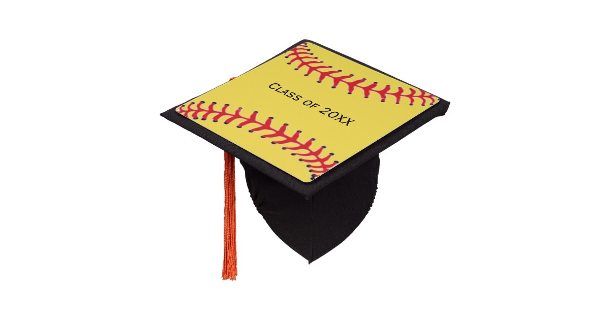 Softball Graduation Cap Zazzle