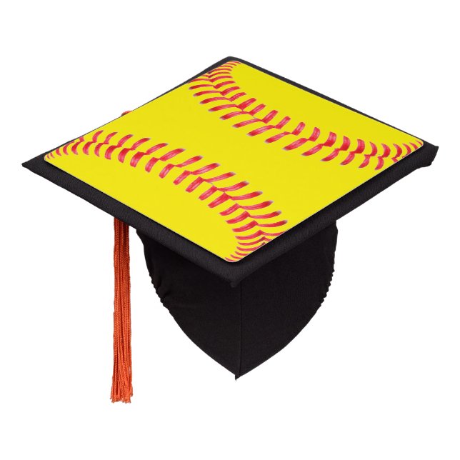 Softball Graduation Senior Tassel Topper (Angled)