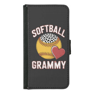 Softball Grammy Samsung Galaxy S5 Wallet Case