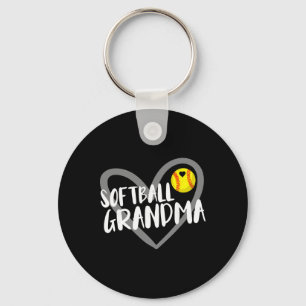 Softball Grandma _4 Keychain