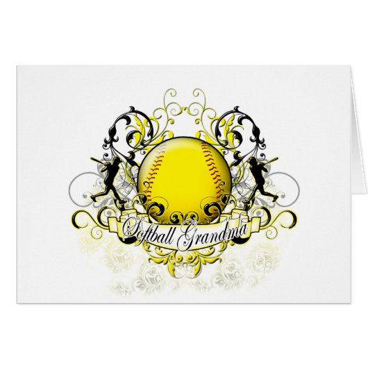Softball Grandma Cards (Front Horizontal)