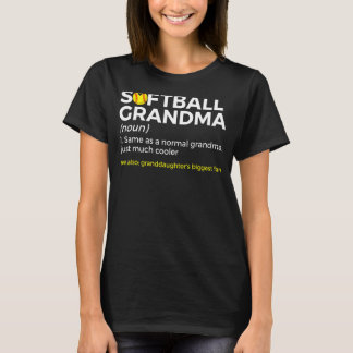Softball Grandma Definition Granddaughter's Bigges T-Shirt