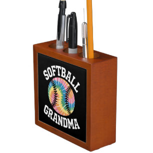 Softball Grandma Desk Organizer