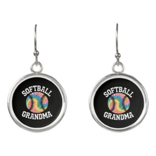 Softball Grandma Earrings